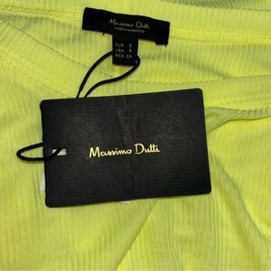 Massimo Dutti Yellow Tank Top